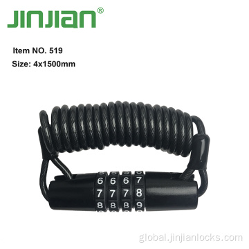 Helmet Lock For Bullet Resettable helmet bike lock for Bicycle accessories Factory
